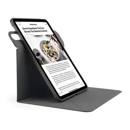 Pipetto pouzdro Origami No6 Stand Case pro iPad Air 11" (2024-2026) / iPad Air 10,9" (2020-2022) - Black