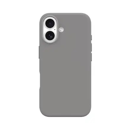 Devia kryt Nature Series Silicone Magnetic Case pro iPhone 16 - Gray White