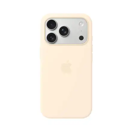 iPhone 17 Pro Silikonový kryt s MagSafe – Vanilkový