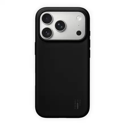iDeal Silicone Case MagSafe iPhone 17 Pro Max/18 Pro Max Iconic Black