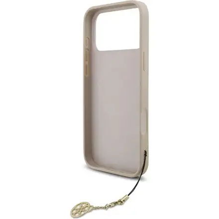 Guess 4G Charm MagSafe kryt iPhone 17 Pro růžový
