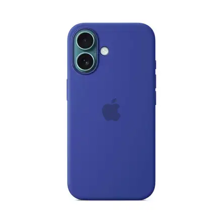 iPhone 16 Silicone Case with MagSafe - Ultramarínová