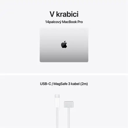 EDU MacBook Pro 14" Apple M5 Pro 15core CPU 16core GPU 24GB 1TB Stříbrný CZ