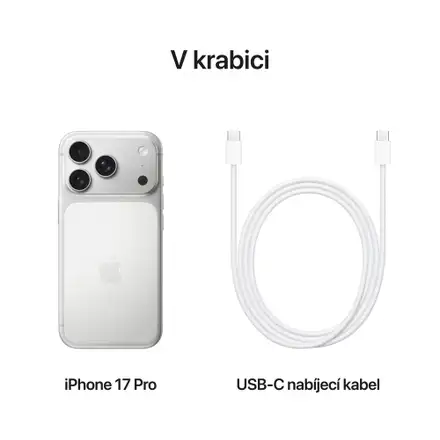 iPhone 17 Pro 256GB Stříbrná