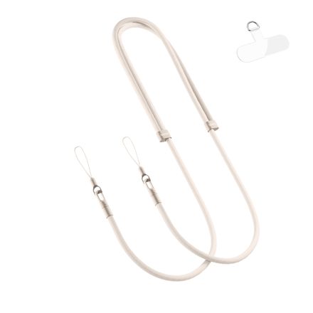 Spello Rope Crossbody Strap - béžová