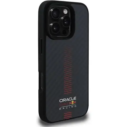 Red Bull Carbon Powerbar MagSafe Zadní Kryt pro iPhone 16 Pro Max černý