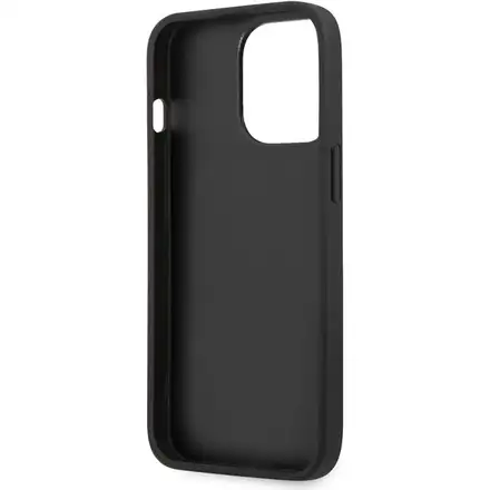 Guess PU 4G Metal Logo kryt iPhone 14 Pro šedý
