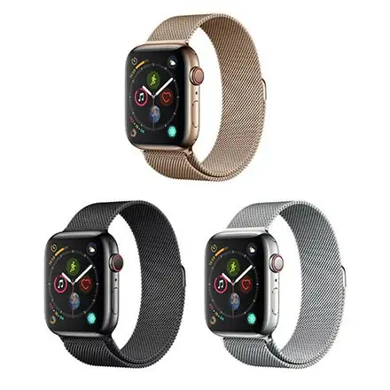 Devia Apple Watch Elegant Series Milanese Loop 44/45/46mm-Space Black