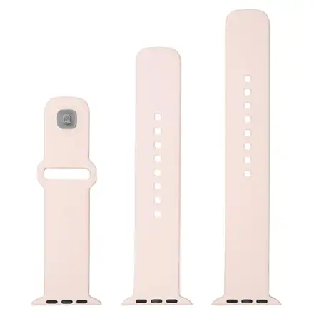 FIXED Silicone Sporty Strap pro Apple Watch 45/44/42 mm, růžový