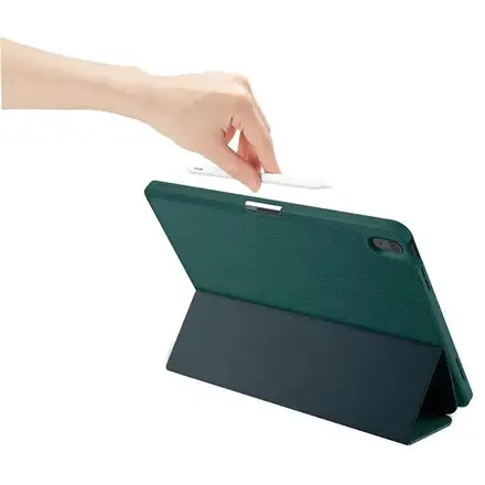 Spigen pouzdro Urban Fit pro iPad Air 13" (M2/M3/M4) - Midnight Green