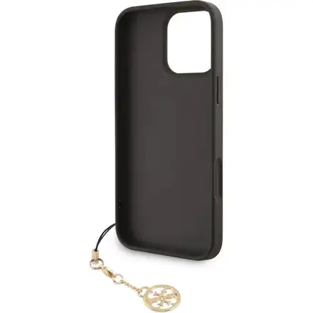 Guess 4G Charm kryt iPhone 16 Pro Max hnědý