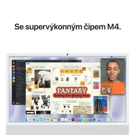 iMac 24" 4.5K Apple M4 10-core CPU 10-core GPU 16GB 256GB Stříbrný CZ
