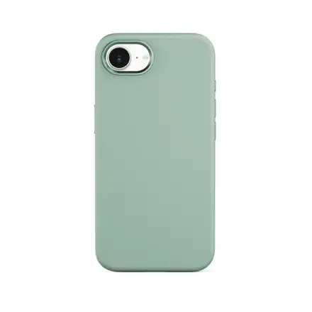 Epico Mag+ Silicone Case Pro pro iPhone 17e/16e - Mátově zelená