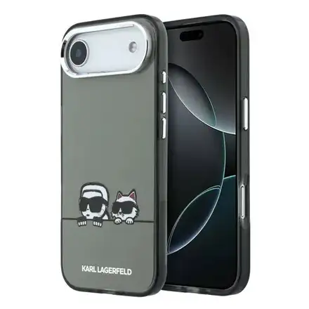 Karl Lagerfeld IML K&C Heads Logo MagSafe MagSafe kryt iPhone Air černý