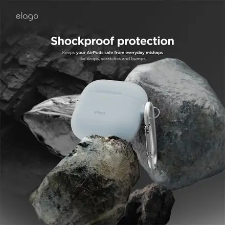 Elago Airpods 4 Silicone Hang Case - Black