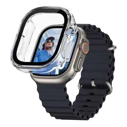 PanzerGlass ochranné sko Snappie Full Body Bulky pro Apple Watch Ultra-Clear