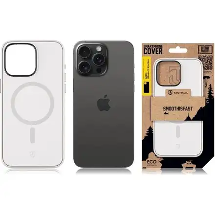 Tactical MagForce SmoothIsFast Kryt Apple iPhone 15 Pro Max bílý