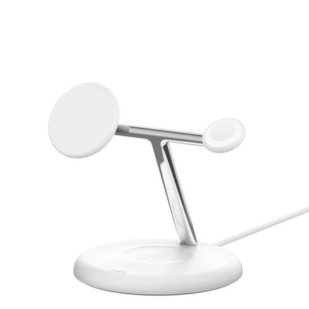 Belkin Boost Charge Pro 3-in-1 Magnetický Wireless Charging Stand with Qi2 15W-White