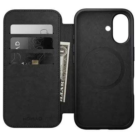 Nomad pouzdro Modern Leather Folio Magsafe pro iPhone 16 - Brown