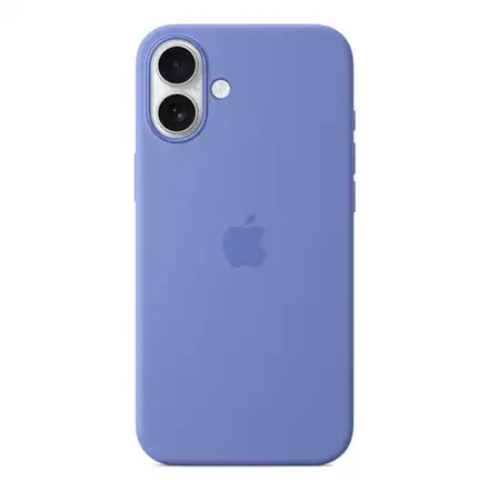 iPhone 16 Plus Silicone Case with MagSafe - Barvínkově fialová