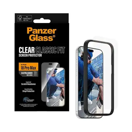 PanzerGlass ochranné sklo UWF Classic Fit pro iPhone 18 Pro Max-Clear