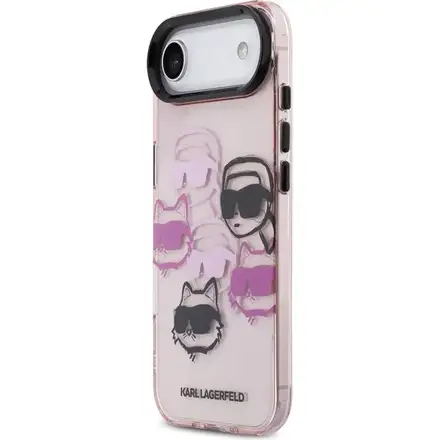 Karl Lagerfeld IML Multi K&CH Heads kryt iPhone Air růžový