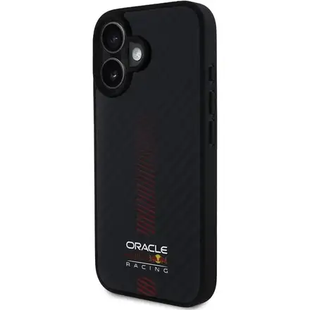 Red Bull Carbon Powerbar MagSafe Zadní Kryt pro iPhone 16 Plus černý