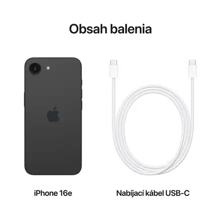 iPhone 16e 128 GB Černý *Aktivovaný*