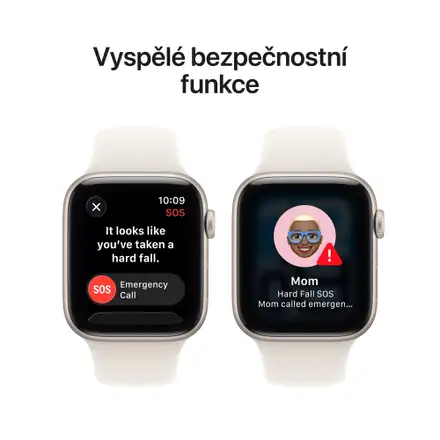 Apple Watch SE 3 GPS + Cellular 44mm Hvězdně bílý hliník s hvězdně bílým sportovním řemínkem - M/L