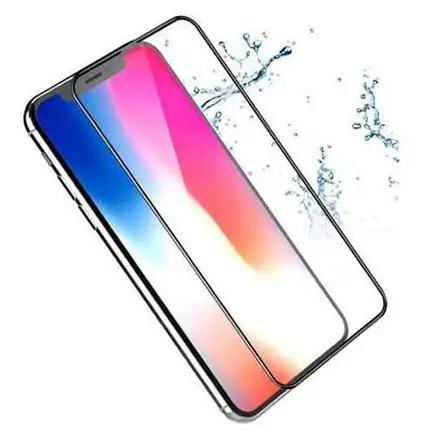 Devia ochranné sklo Van Entire View pro iPhone SE 2022/2020 - Black Frame
