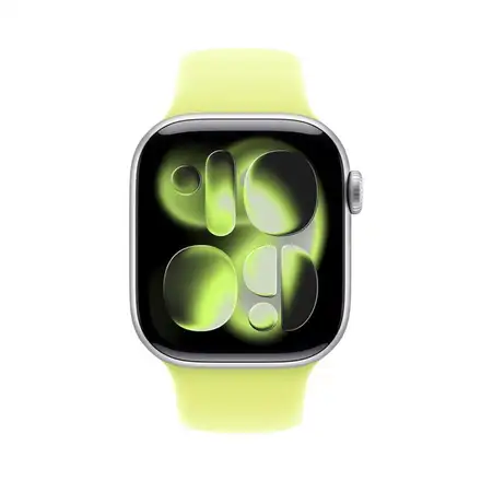 Apple Watch 42mm Neon Yellow Sport Band - S/M