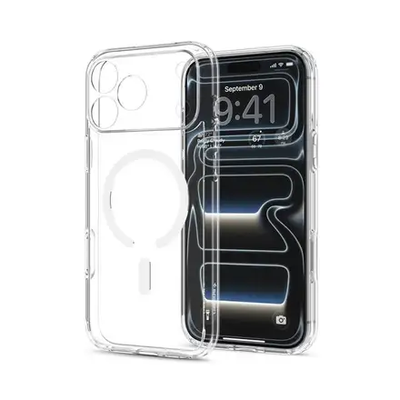 Spigen kryt Ultra Hybrid MagSafe pro iPhone 17 Pro/18 Pro - Clear White