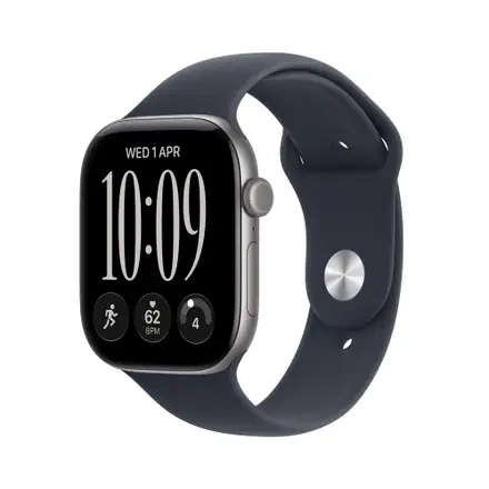 Apple Watch Series 12 GPS 42mm Space Grey Aluminium Case with Navy Blue Sport Band - S/M