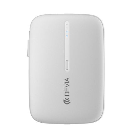 Devia powerbank Kintone Built-in Dual Cable 10000 mAh-White