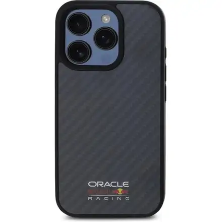 Red Bull Carbon Shiny MagSafe Zadní Kryt pro iPhone 16 Pro Max černý
