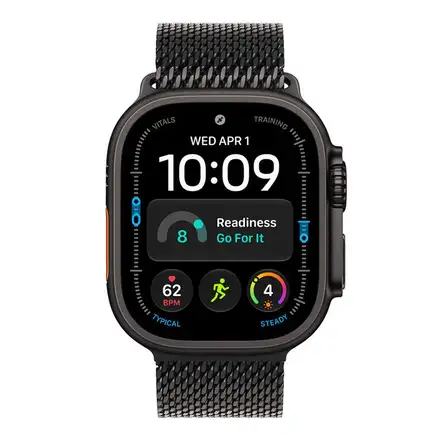 Apple Watch 49mm Black Titanium Milanese Loop-Small