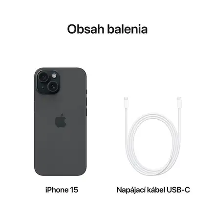 iPhone 15 128 GB Černý *Třída B*