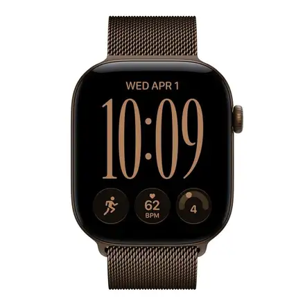 Apple Watch 46mm Dark Bronze Milanese Loop-M/L