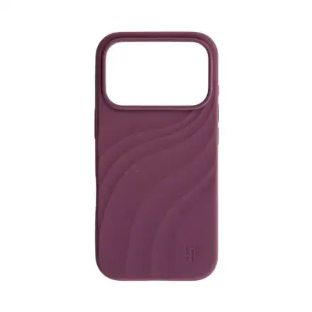 iDeal Fashion Soft Swirl Silicone Case MagSafe iPhone 17 Pro/18 Pro Velvet Plum