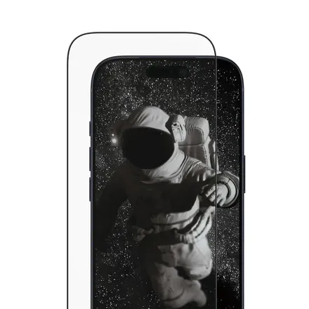 PanzerGlass ochranné sklo UWF Ceramic II pro iPhone 17 Pro - Black Frame