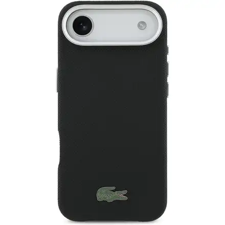 Lacoste Iconic Petit Pique Metal Logo MagSafe kryt iPhone Air černý
