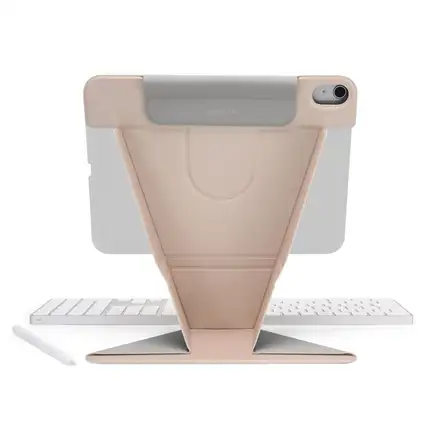 Pipetto pouzdro Origami No6 Stand Case pro iPad Air 11" (2024-2026) / iPad Air 10,9" (2020-2022) - Metallic Pink