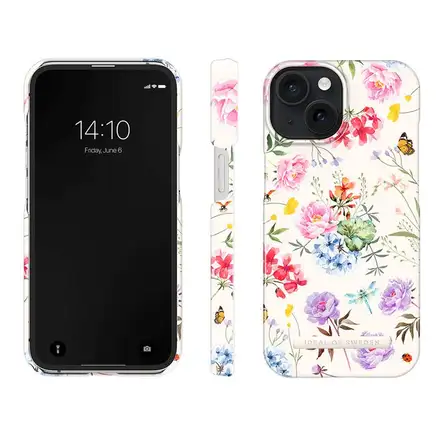 iDeal Fashion Case MagSafe iPhone 15 Rose Pearl Marble