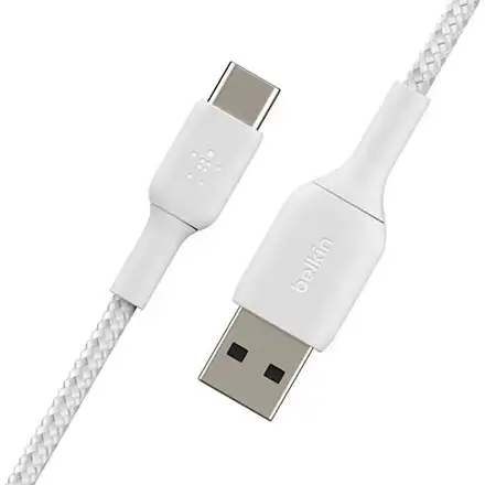 Belkin kabel Boost Charge Braided USB-A to USB-C 1m - White