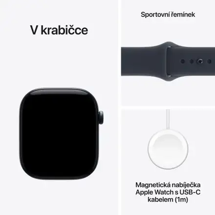 Apple Watch Series 12 GPS + Cellular 42mm Night Blue Ceramic Case with Navy Blue Sport Band - M/L