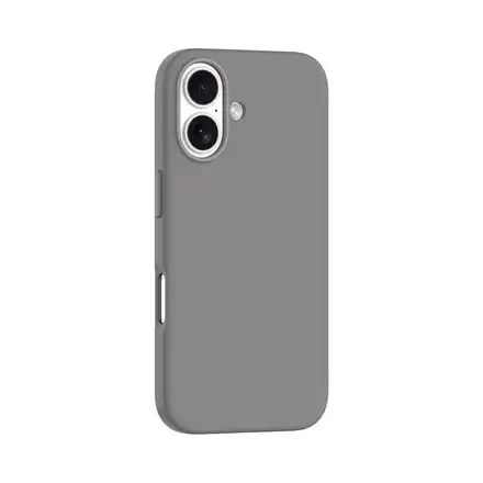 Devia kryt Nature Series Silicone Magnetic Case pro iPhone 16 - Gray White