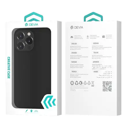 Devia kryt Nature Series Silicone Case pro iPhone 14 Pro Max - Navy Blue