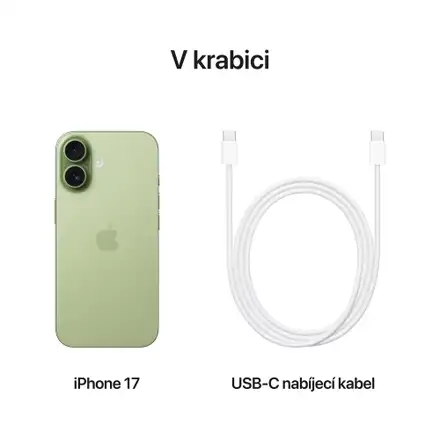 iPhone 17 256GB Šalvějově zelená
