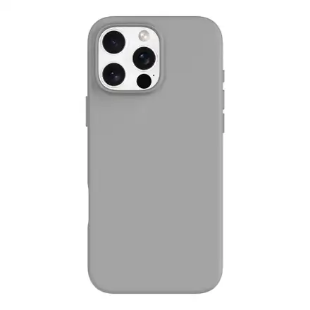 Devia kryt Nature Series Silicone Magnetic Case pro iPhone 16 Pro Max - Gray White