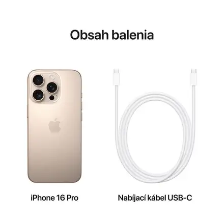 iPhone 16 Pro 128GB Pouštní titan *Třída A*